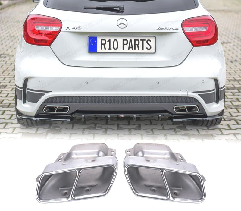 SILENCIADORES DE ESCAPE MERCEDES CLASSE A W176 CLA W117 GLA X156 LOOK A45 AMG