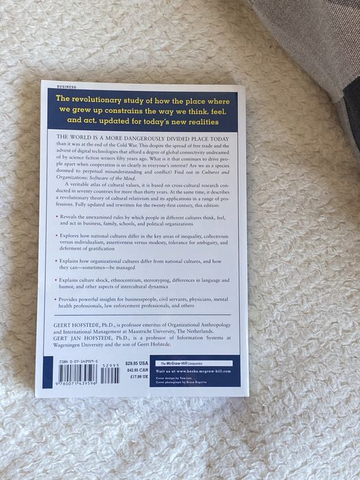 Cultures and Organizations - Software of the Mind