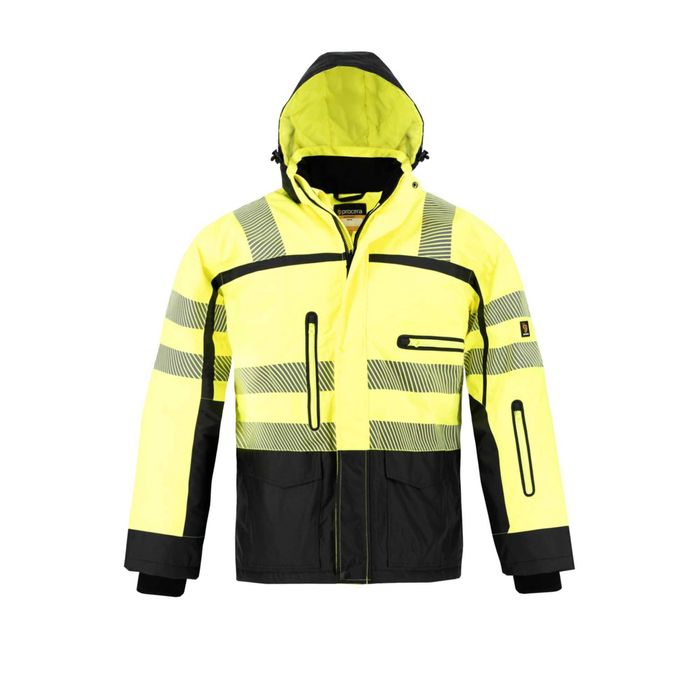 Kurtka ROBOCZA OCIEPLANA żólta Ostrzegawcza Rozmiar L