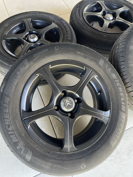 Jantes 15 4x108 6.5J ET18 c/ pneus