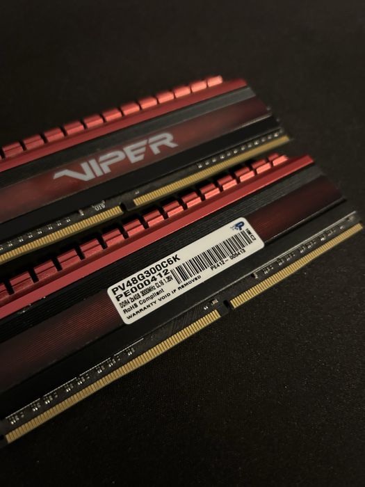 Pamięć ram 2x4gb 8gb 3000mhz cl16 patriot viper