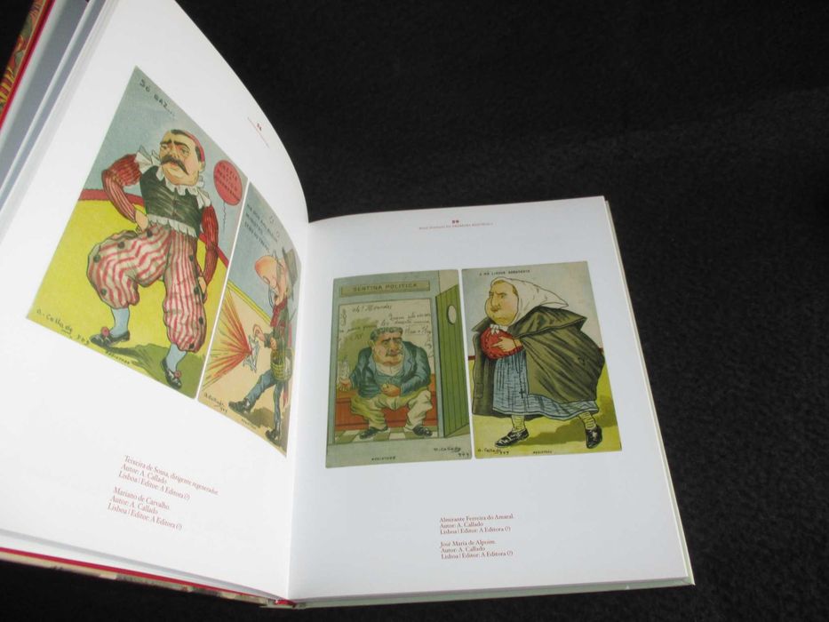 Livros Álbuns da República Postais Caricaturas Cartazes da Primeira