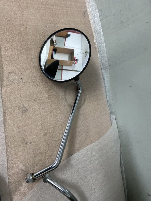 Lusterka Motocyklowe Komplet Okragłe chrome