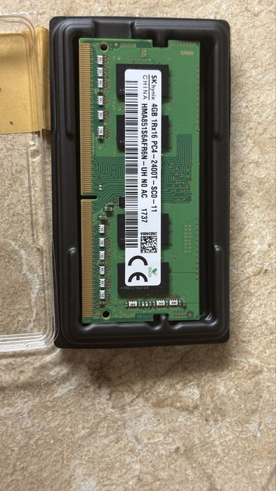 Оперативна памʼять для ноутбуку ddr4 SO-Dimm 4gb