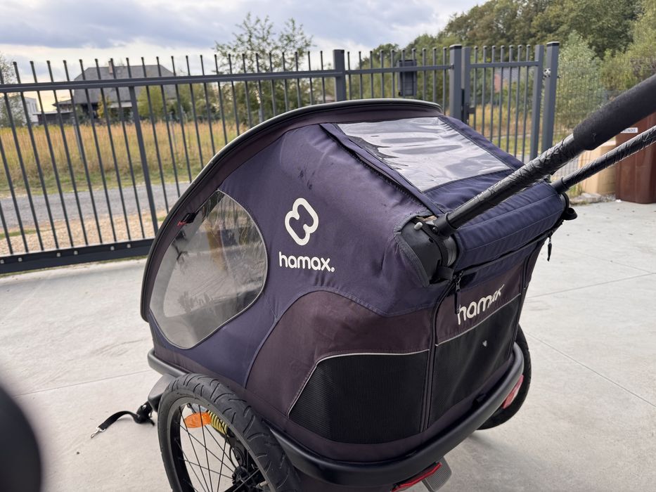 Przyczepka rowerowa Hamax Pioneer 2os. (bliźniacza do Outback)