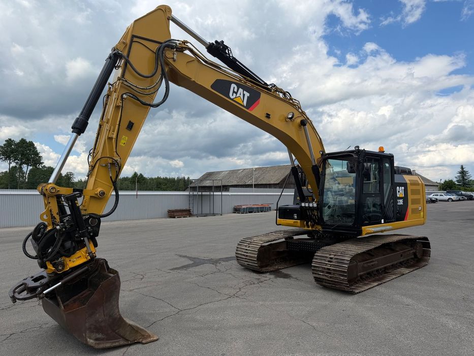 Caterpillar 320E 320 E L  rototilt, szczypce, nowe podwozie, niski przebieg 8800mtg, bez adblue