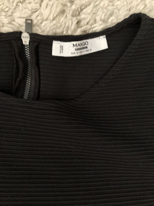 Czarna sukienka tuba MANGO rozmiar M