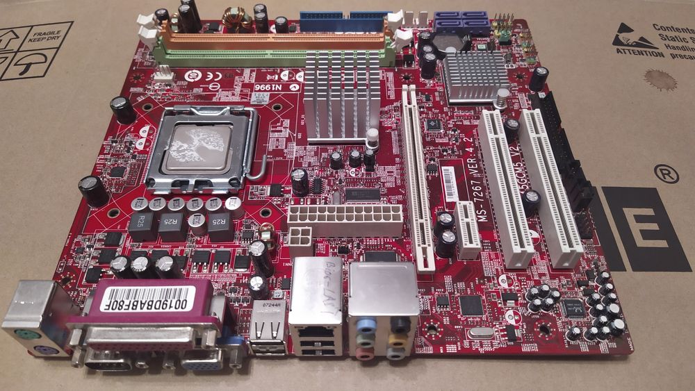 MSI G31TM-P35 p21 материнская плата материнка LGA775 S775 DDR2 PCI-x16