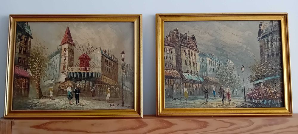 Oleo sobre tela assinado Burnett!