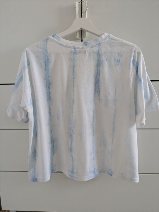 Bluzka crop top Sinsay biała * L