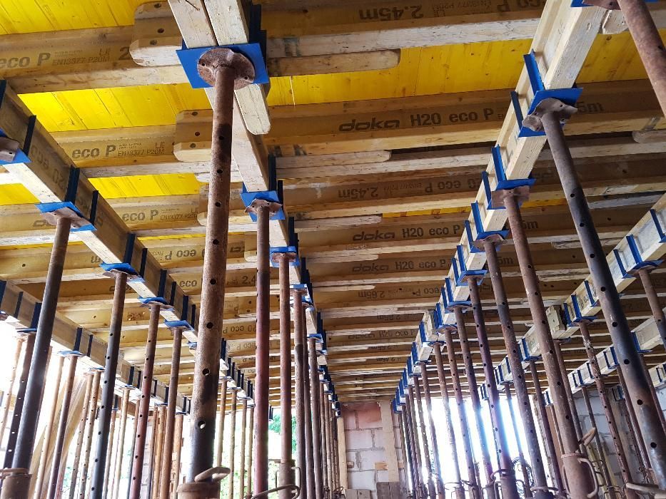 Wynajem szalunków stropowych, ściennych, szalunki budowlane