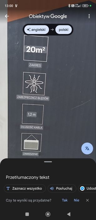 Lampa owadobójcza LED 4w Grundig