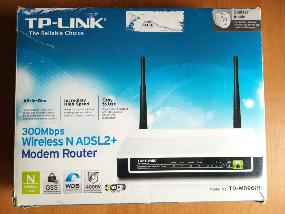 Роутер TP LINK з модемом ADSL