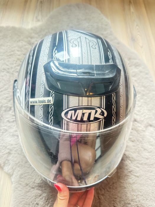 Kask motocyklowy XS