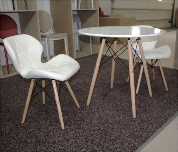 Акція! Стіл кухонний обідній лофт круглий! Стільчик! Кухонный стол