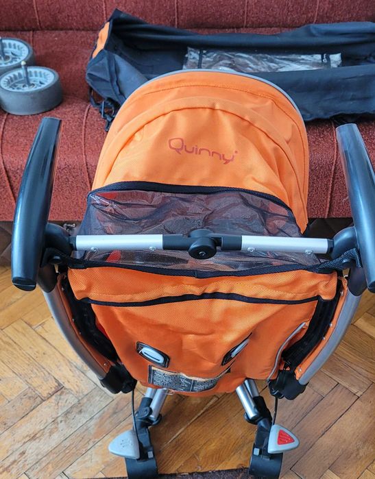 Najmniejszy wózek świata - do samolotu! pacerówka Quinny 4 kółka!