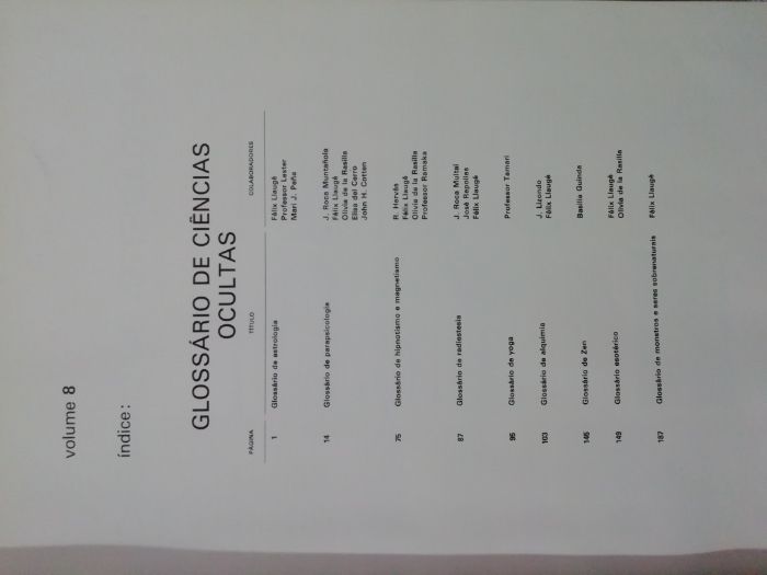 livro ciências ocultas parapsicologia