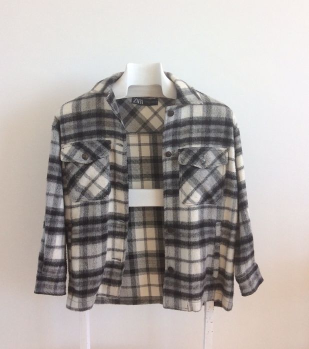 Casaco xadrez - Zara