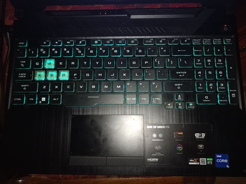 Asus Tuf Gaming F15 + Podkładka Gamingowa gratis