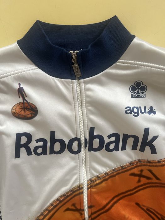Agu - Najwyższej jakości bluza kolarska legendarnej grupy Rabobank, rozmiar L