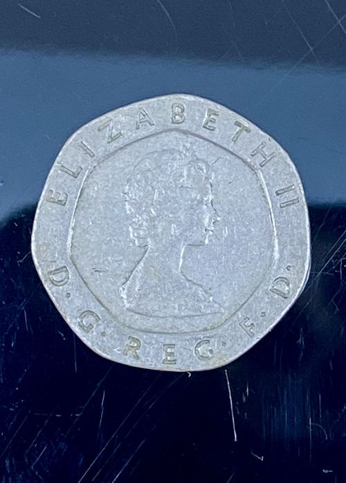 Rainha Elizabeth II Moedas 20 Twenty pence 1982/1999