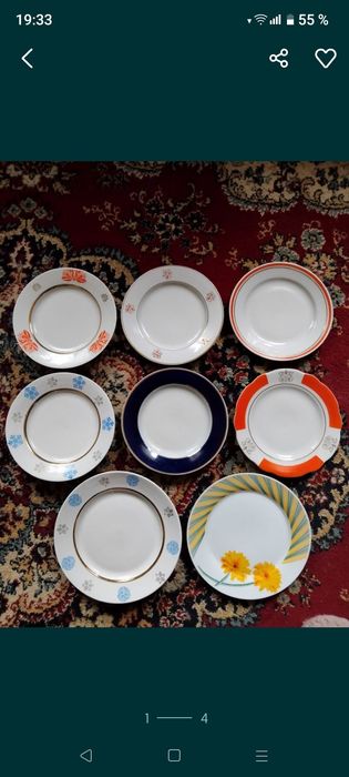 Тарелки десертные