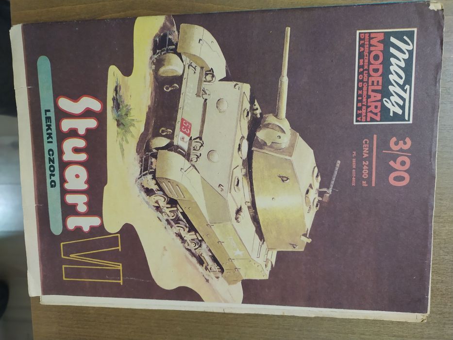 Mały Modelarz 3/90 Czołg lekki Stuart