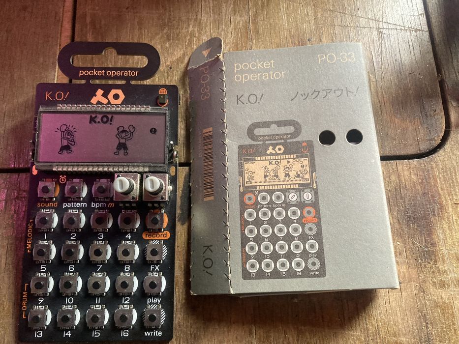 Pocket operator po-33 k.o сэмплер teenage engineering