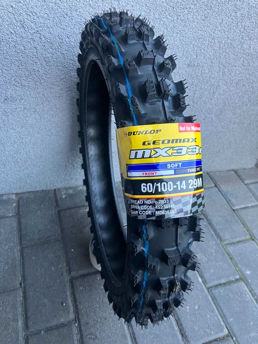 60/100-14 Dunlop Geomax MX33 TT NHS 29M Cross 2023