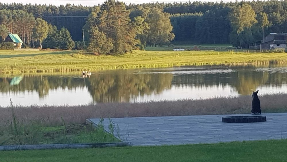 Dom nad jeziorem na działce 1,45 ha