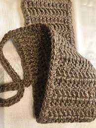 Натуральная мочалка-массажер длинная с ручками