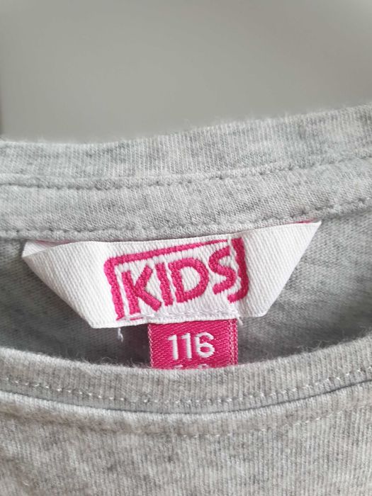 Szara bluzka tunika z cekinami Kids Reserved rozmiar 110 116