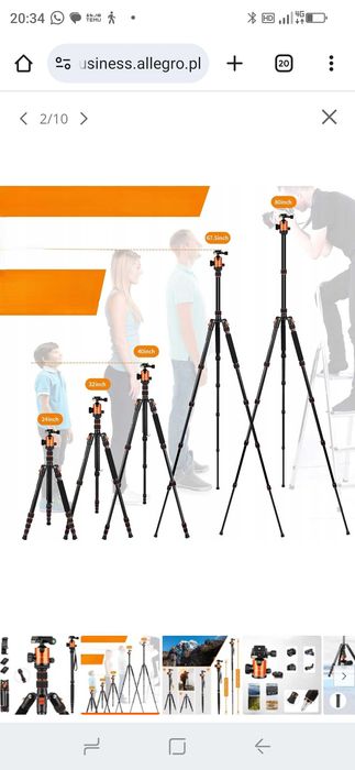 Profesjonalny statyw victiv at40 nowy