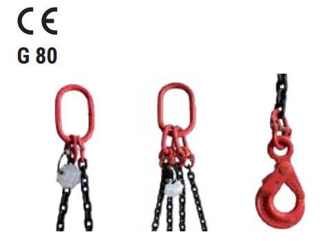Lingas de Corrente Dupla, ou Quadrupla para Elevação de Cargas64186465723777122