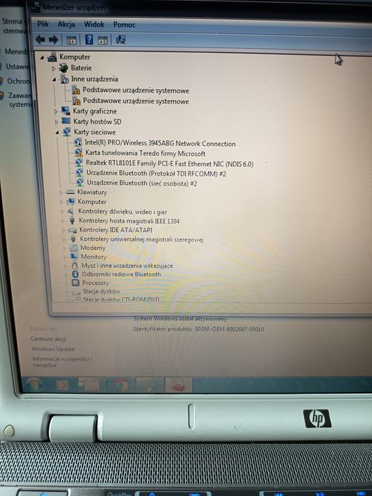 HP Pavilion dv6500 Special Edition – sprawny + zasilacz – Windows 7