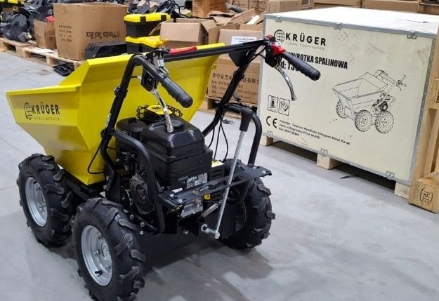 Taczka spalinowa KRÜGER wozidło Briggs&Statton 7 KM , udźwig 400 kg