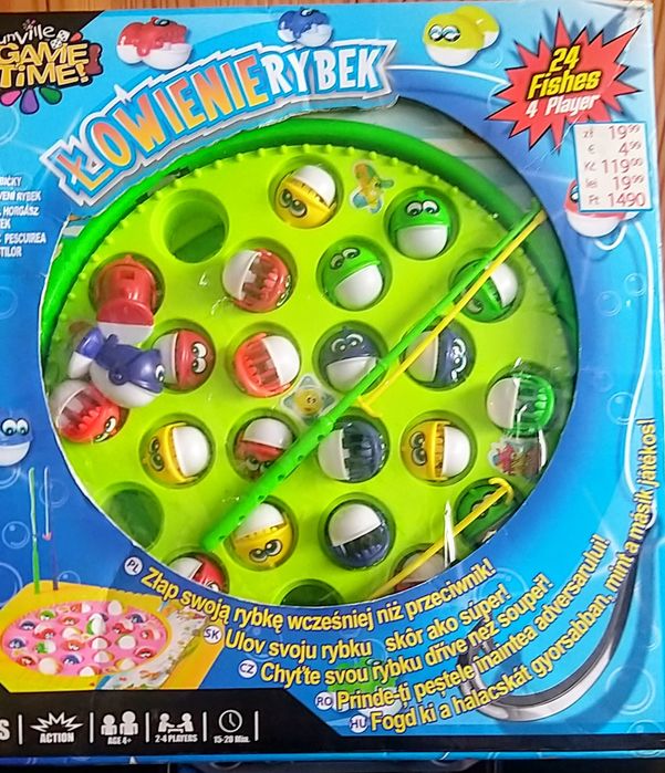 Komplet zabawek: lekarz,puzzle 3D,rybki,rzepyczepy i inne