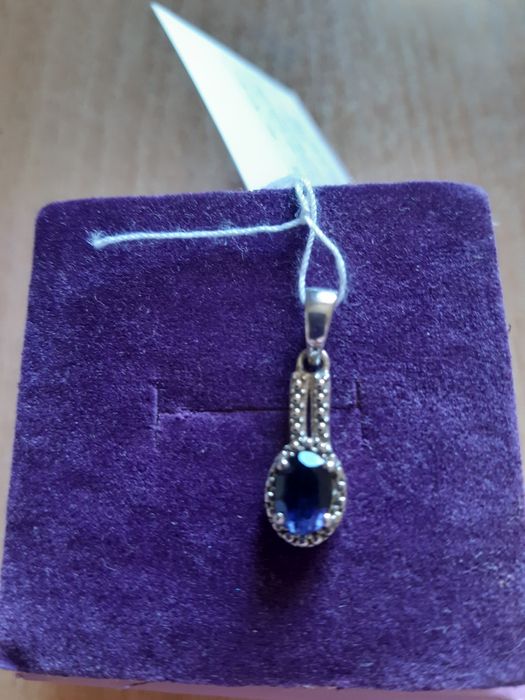 Підвіс срібло, родій іоліт