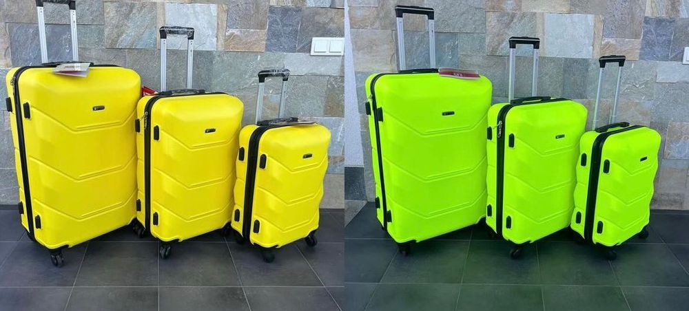 Чемодан Пластиковый удобный дорожный чемодан 147