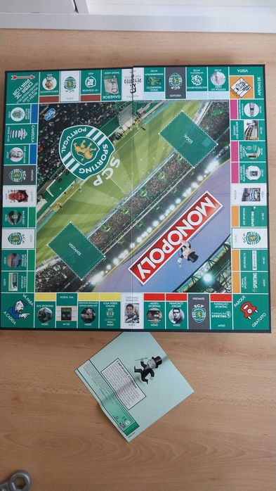 jogo de tabuleiro - monopólio Sporting