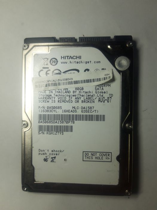 Hitachi hts541680j9sa00