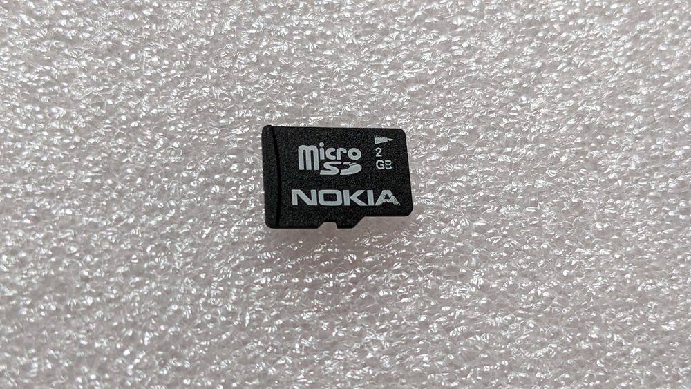 Коллекционная оригинальная карта памяти Nokia Micro SD 2GB Korea