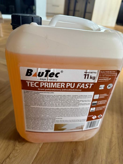 BauTec TEC PRIMER PU FAST 11 kg – grunt pod parkiet i podłogi winylowe – NOWY