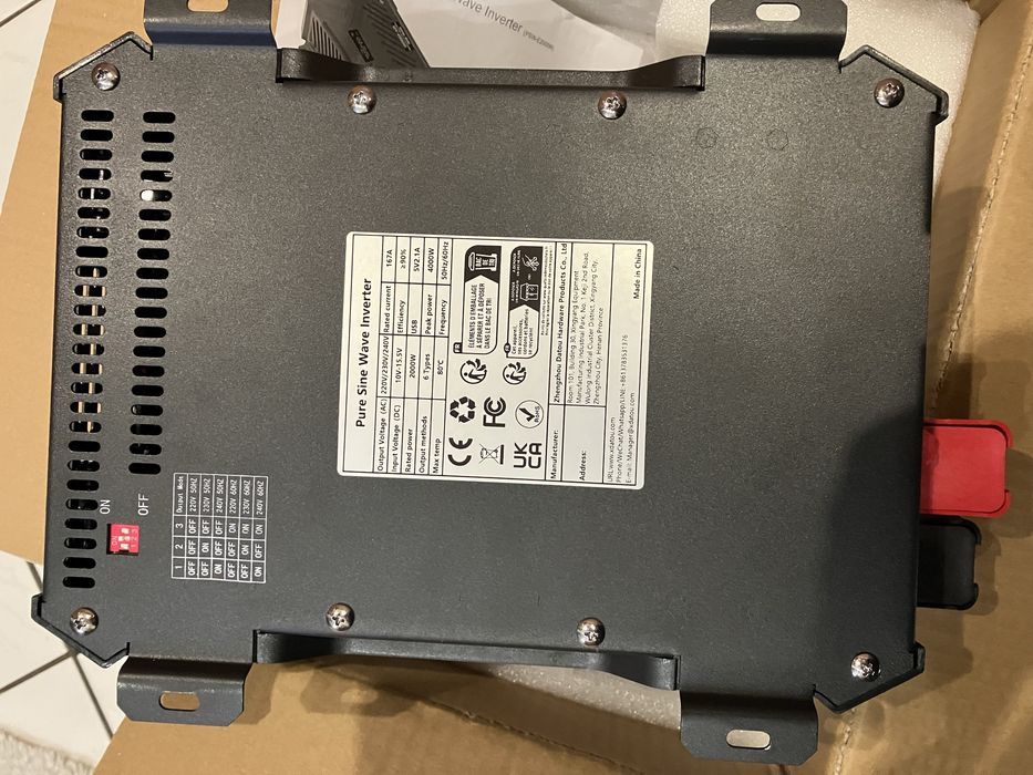 Інвертор Datouboss 12V 2000W чистий синус