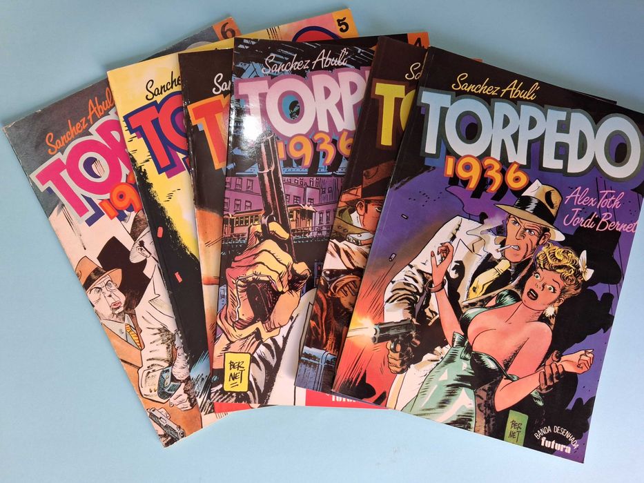 TORPEDO - Coleção completa 6 volumes Ed. Futura - Abuli Bernet Toth