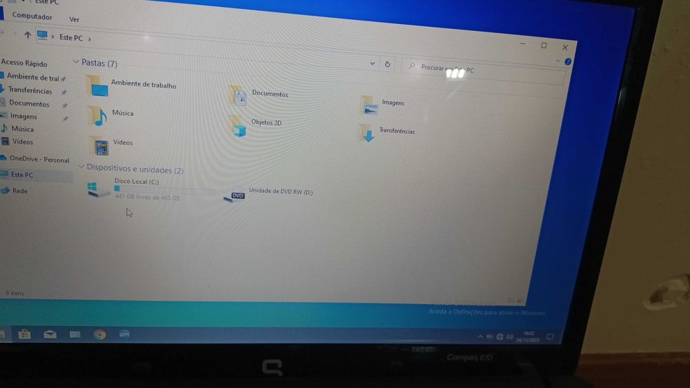 portatil Asus e Compaq 610