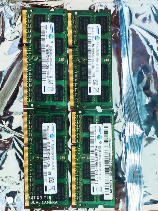 Pamięć RAM DDR3 Samsung 8GB=4x2GB z iMac 12,2 ( Mid-2011, A1312)
