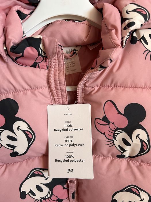 Куртка h&m minnie mouse на дівчинку 80-86 9-12 місяців