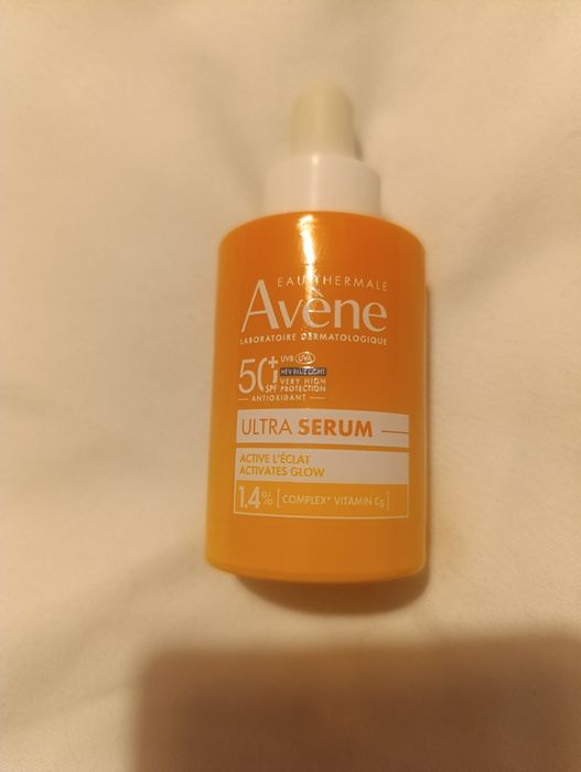 Avene ultra serum spf 50, witamina C glow