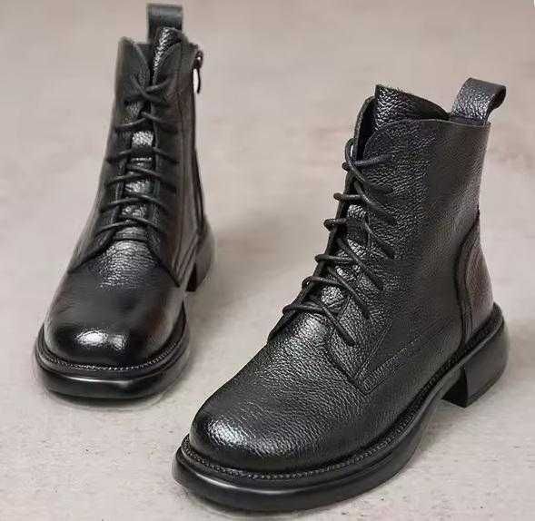 Ботинки осенне-зимние из коровьей кожи Стелька 25.3 см